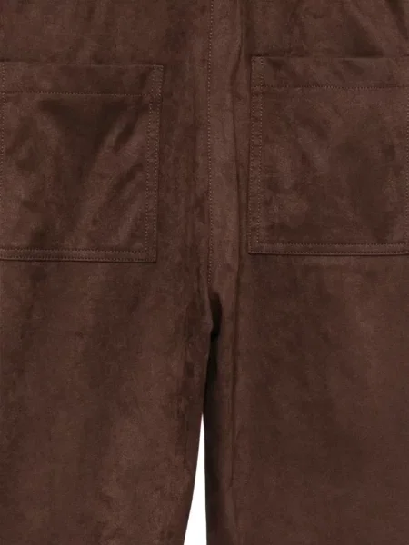 Pantaloni D.exterior evazate maro