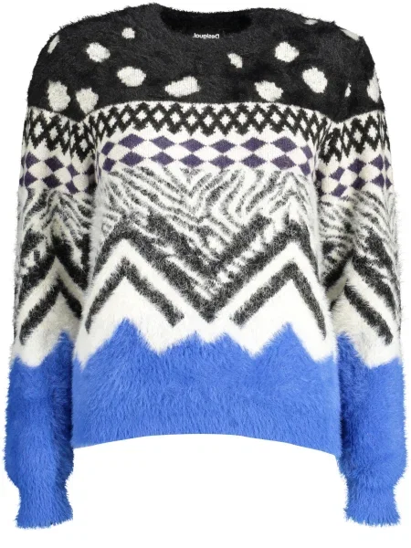 Pulover Desigual alb