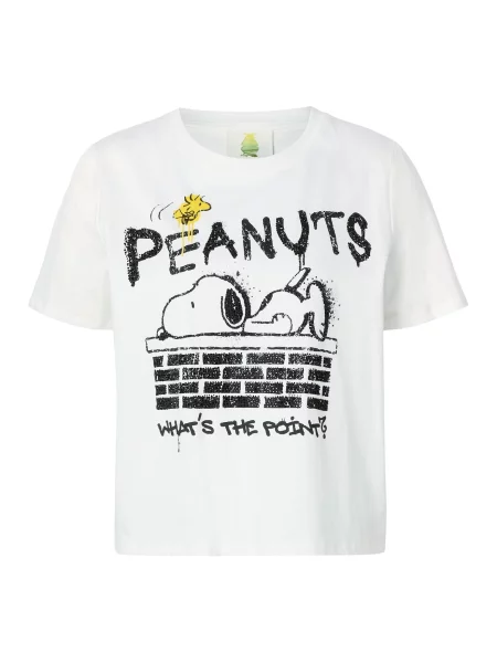 PRINCESS GOES HOLLYWOOD Tricou Snoopy What galben / negru alb