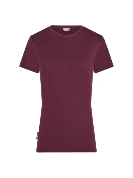 ICEBREAKER Tricou burgundy roșu