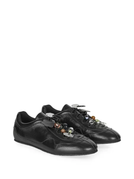 Top Cecilie Bahnsen din piele negru