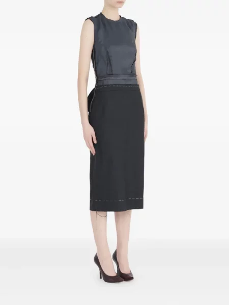 Rochie tip creion Maison Margiela de costum gri