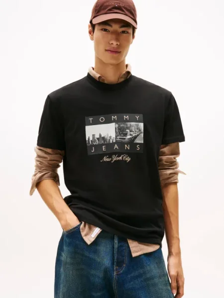 Tommy Jeans Tricou | negru