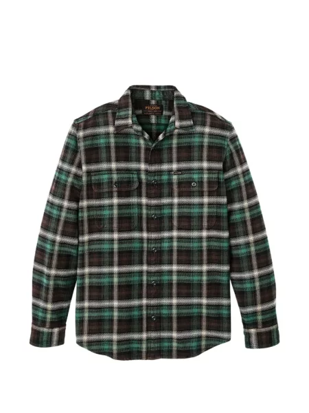 Карирана риза Filson кафяво