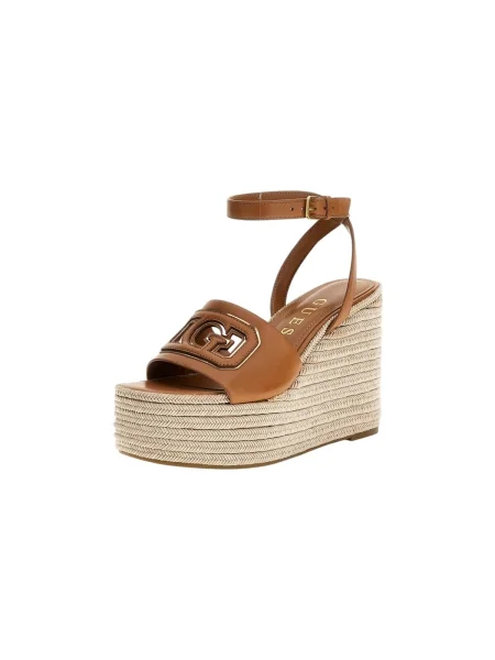 Guess Espadrilky FLJTAN hnedá