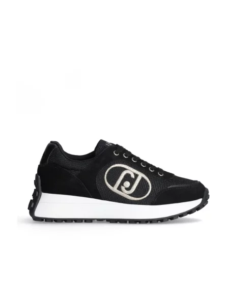 Sneakersy Liu Jo skórzane czarne