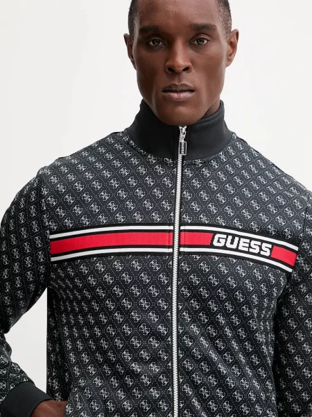 Кофта Guess KORBIN візерунок чорний