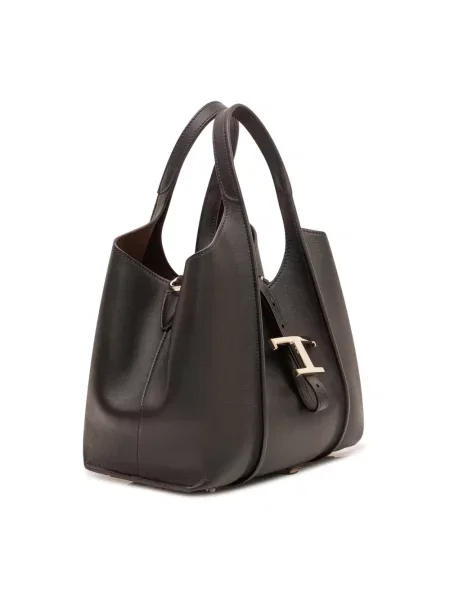 Shopperka Tod's skórzana czarna
