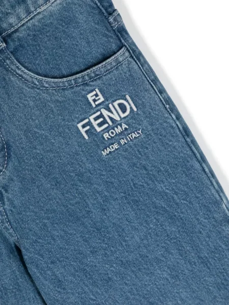 Tiesūs džinsai Fendi mėlyna