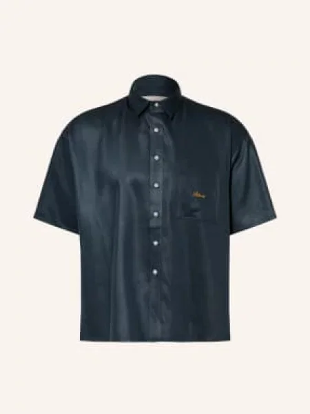 Blkvis Koszula Z Krótkim Rękawem Comfort Fit blau granatowa
