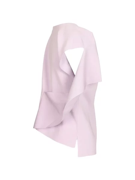 Tricou Cfcl drapate violet
