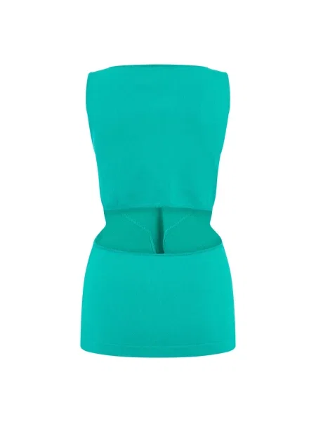 Top Alberta Ferretti niebieski