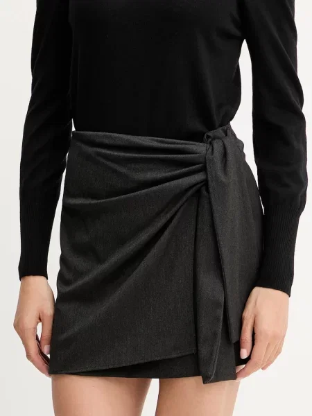 Marella fustă Emme by Marella mini drept gri