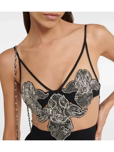 Rochie midi David Koma până la genunchi de costum negru