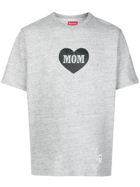 Tricou Supreme cu imagine gri