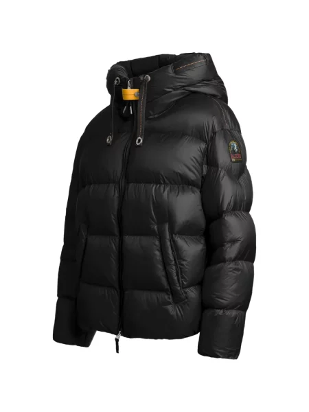Geacă cu puf Parajumpers cu glugă negru