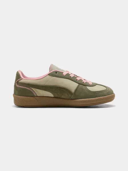 Кеди низькі PUMA Palermo Lux Wns комбінований верх бежевий