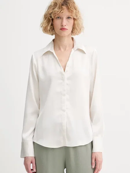 Bluză Calvin Klein bej