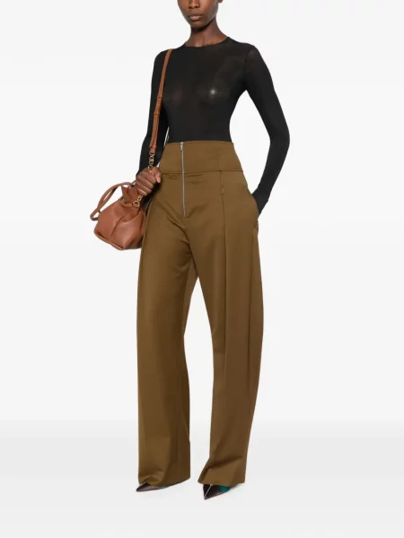 Pantaloni Ferragamo maro