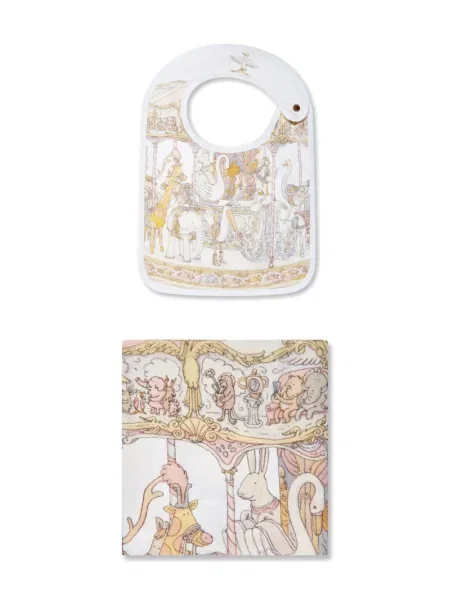 Сатенена чанта Atelier Choux бяло