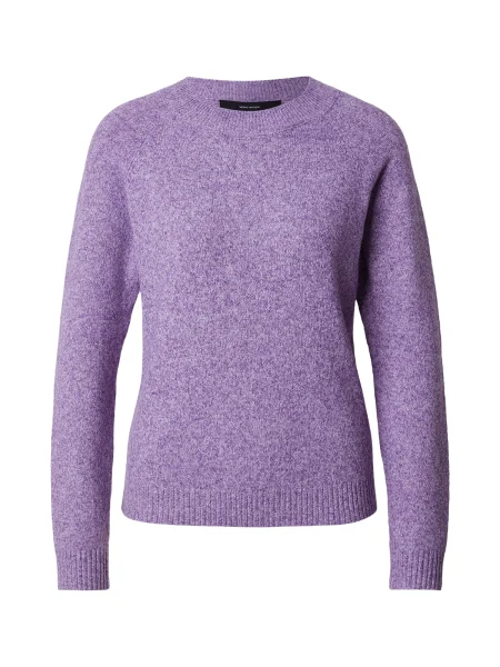 VERO MODA Sveter VMDOFFY melírovaná fialová