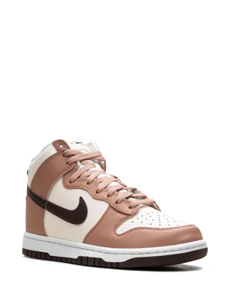 Sneakerși Nike Dunk din canvas portocaliu