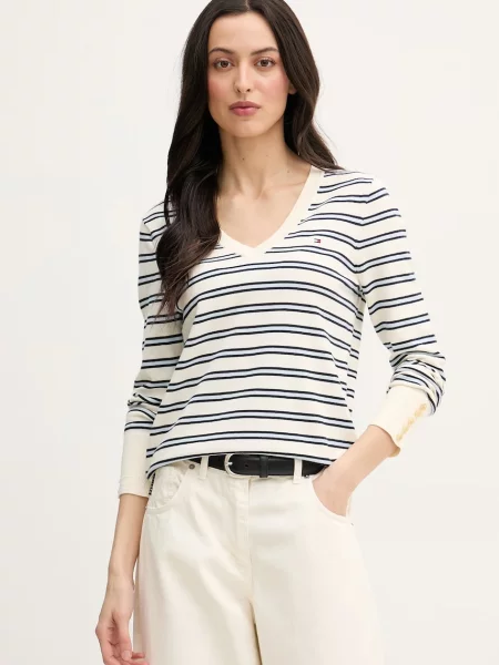 Tommy Hilfiger pulover pentru femei cu bej