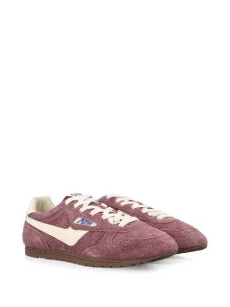 Sneakerși Autry cu autograf roșu