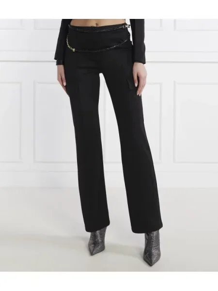 Patrizia Pepe Nadrág | Oversize fit fekete