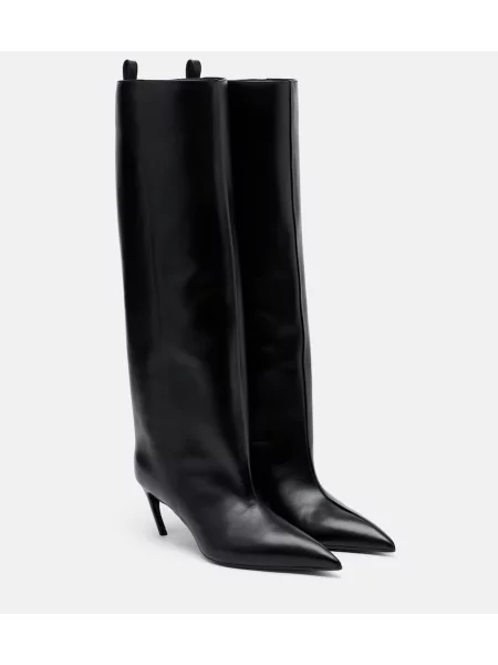 Cizme The Attico din piele negru