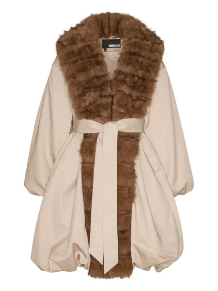 Kołnierzykowy futro Rotate Birger Christensen z futerkiem