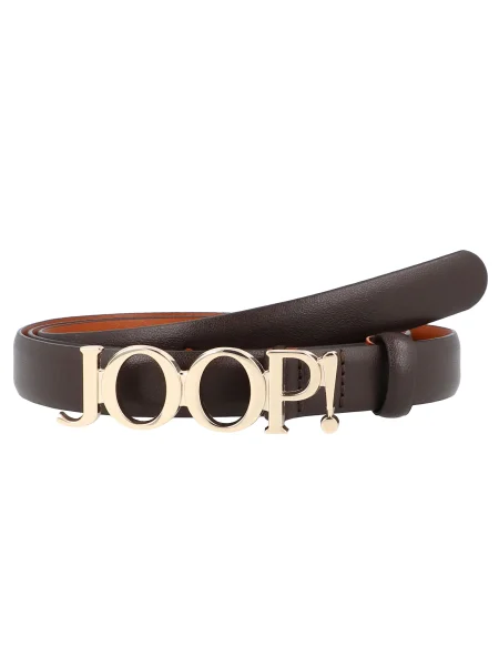 JOOP! Curea maro închis / auriu