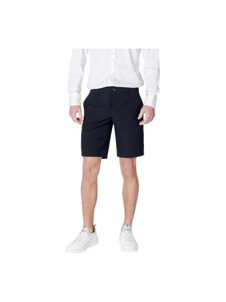 Szorty Armani Exchange ze stretchu niebieskie