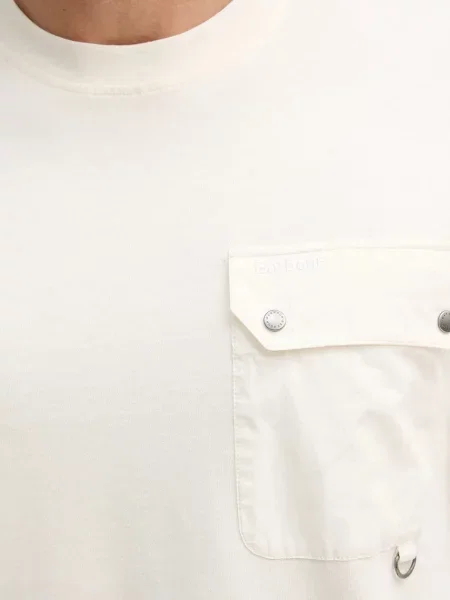Однотонный лонгслив Barbour бежевый