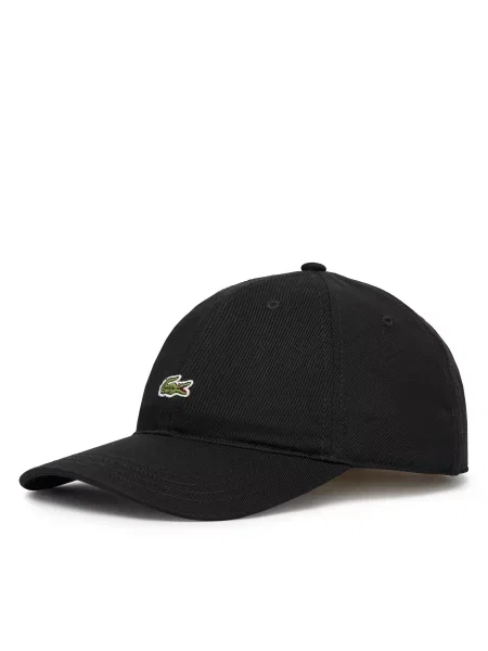 Kšiltovka Lacoste black černá