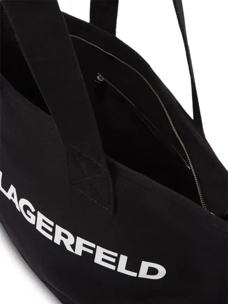 Geantă Karl Lagerfeld cu autograf negru