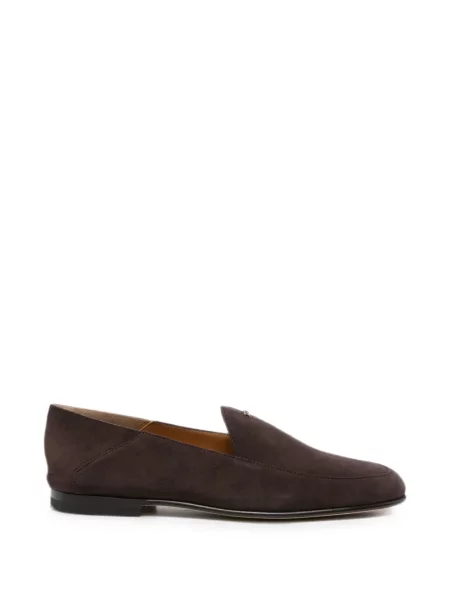 Pantofi loafer Tod's cu autograf maro