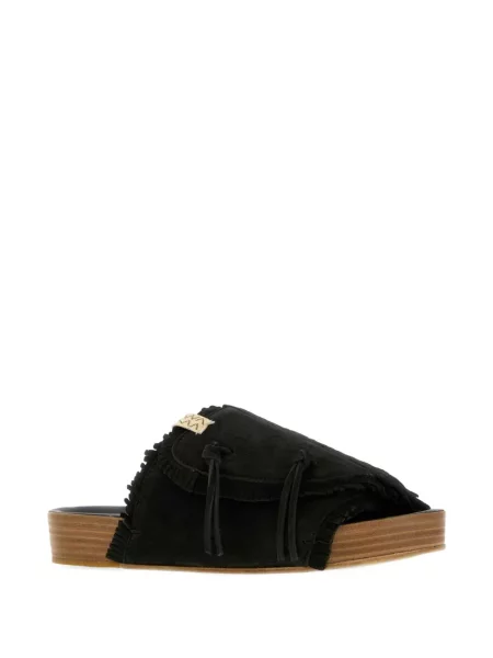 Sandale Visvim cu franjuri negru