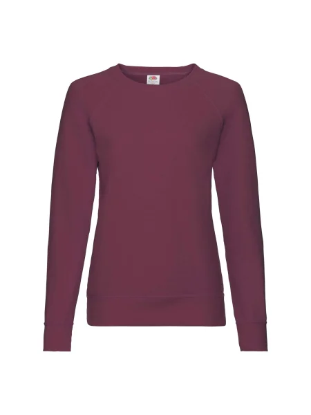 Klasične hoodie Fruit Of The Loom rdeča