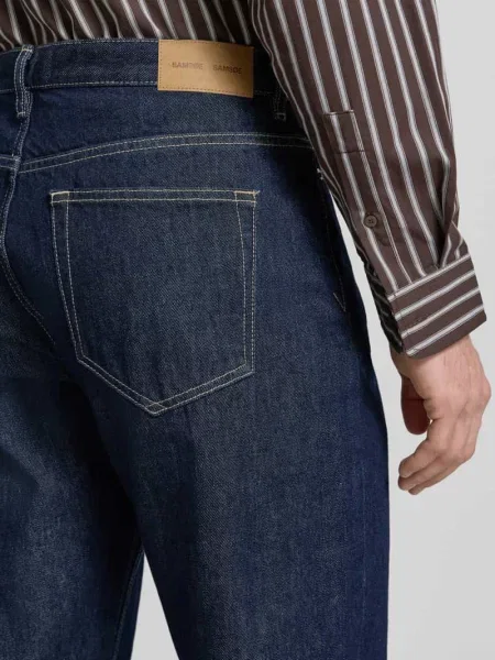 Jeansy z czystej bawełny model ‘COSMO’ Samsoe Samsoe niebieskie