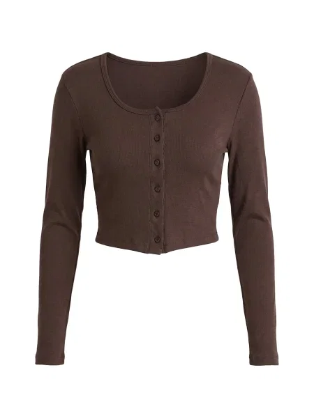 Studioselect Geacă tricotată Janine închis maro