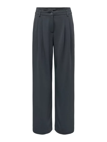 Only Petite Pantaloni cutați ONLEVI închis gri