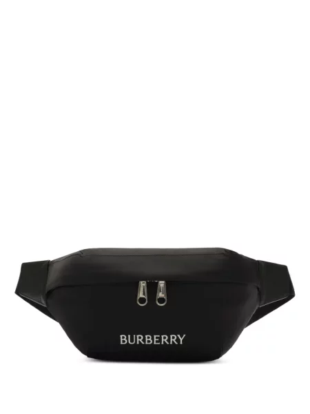 Cu centură curea Burberry negru