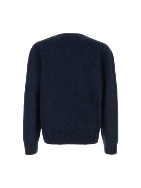 Sweter Alexander Mcqueen w kolorze melanż niebieski