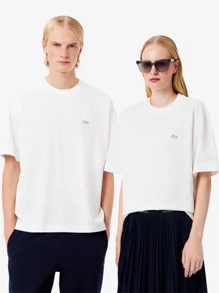 Жіноча Футболка Lacoste білий