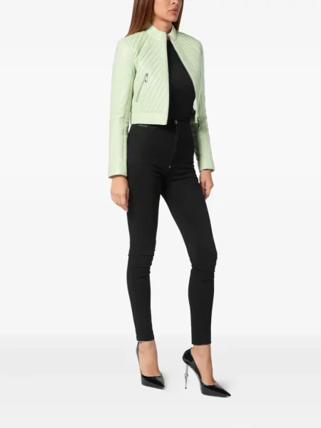 Geanta de piele Philipp Plein verde