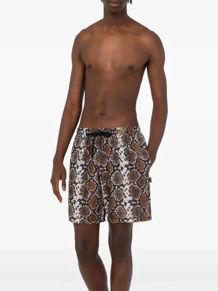 Slip de baie Moschino cu imagine maro