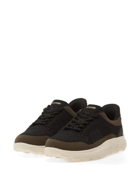 Sneakerși Geox plasă negru