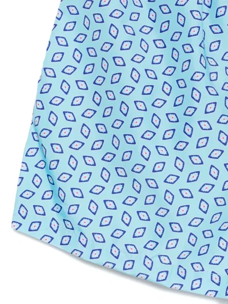 Pantaloni scurți Kiton cu imagine verde