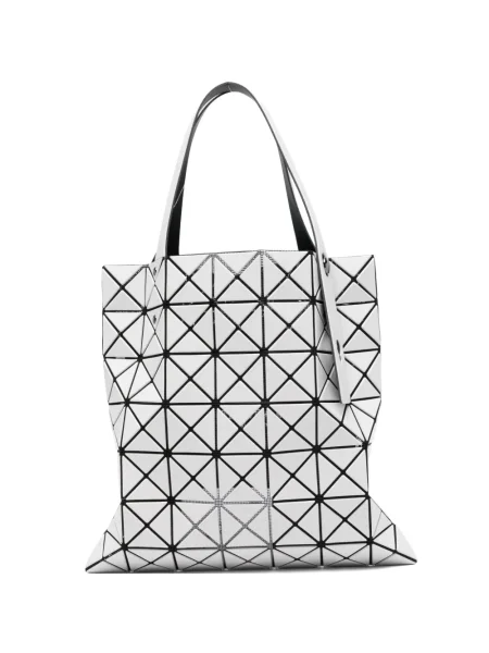 Geantă Bao Bao Issey Miyake cu imprimeu geometric gri